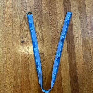 Vineyard Vines Whale Line D - Ring Canvas Men Belt Large Has puckering